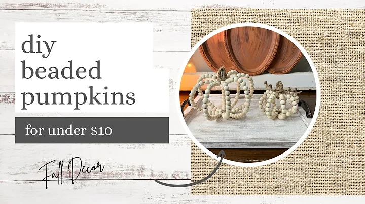 DIY Beaded Pumpkins!