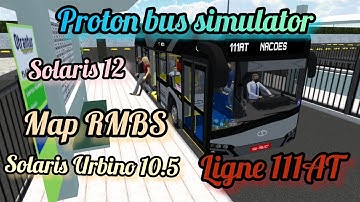 [PBSU3] Solaris Urbino 10.5 ligne 111AT Map RMBS