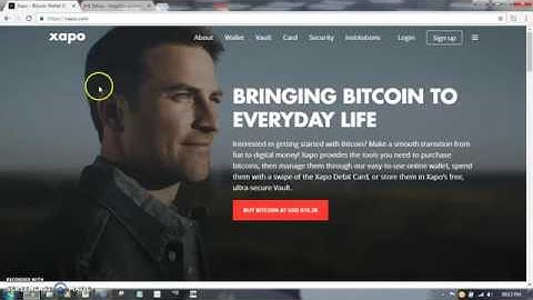 How to create a xapo account