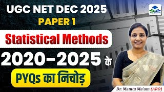 Statistical Method Most Important PYQs | UGC NET Paper 1 Statistics | UGC NET Paper 1 | UGC NET screenshot 1
