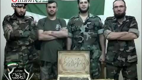 بيان هام عبد الرزاق طلاس ينفي تلقي كتائب الفاروق اي دعم من مناف طلاس | أموي سوريا لطرد الاحتلال النصيري الشيعي