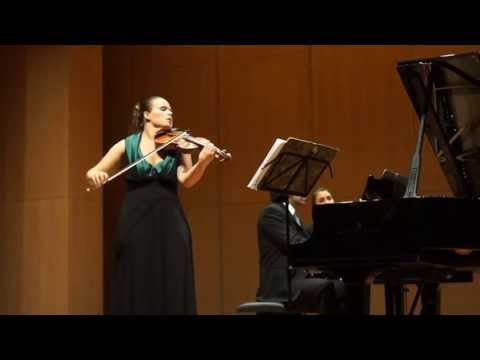 Beethoven Sonata in G op.96 (1st mov.) - Julia Schröder (violin) LIVE