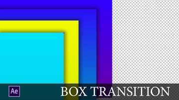 Box Transition After Effects Tutorial