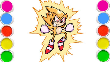 HOW TO DRAW SONIC EXE | Friday Night Funkin (FNF) - Easy Step By Step Tutorial