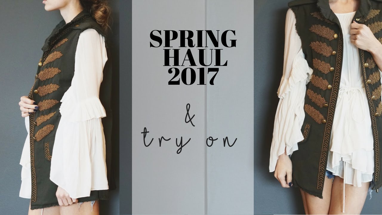 beautycon Spring Haul + Try On (Zara, Asos, Earth Brands, H&M, Free People)