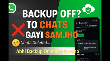 WhatsApp Chat Backup Kaise Kare | Full Backup Setup Step by Step