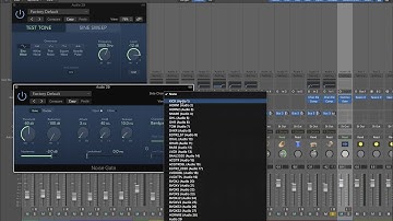 Sidechaining Using a Test Oscillator
