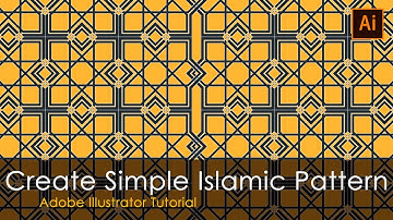 create simple islamic pattern | adobe illustrator tutorial