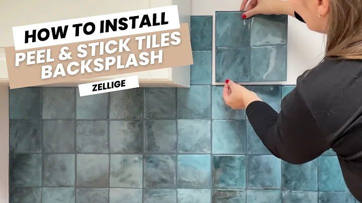 How to Install a Zellige Peel and Stick Tiles Backsplash | The Smart Tiles