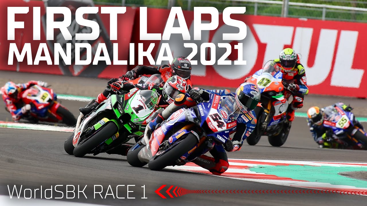 FIRST LAPS A title on the line at Mandalika in 2021 ⚔️ #IDNWorldSBK