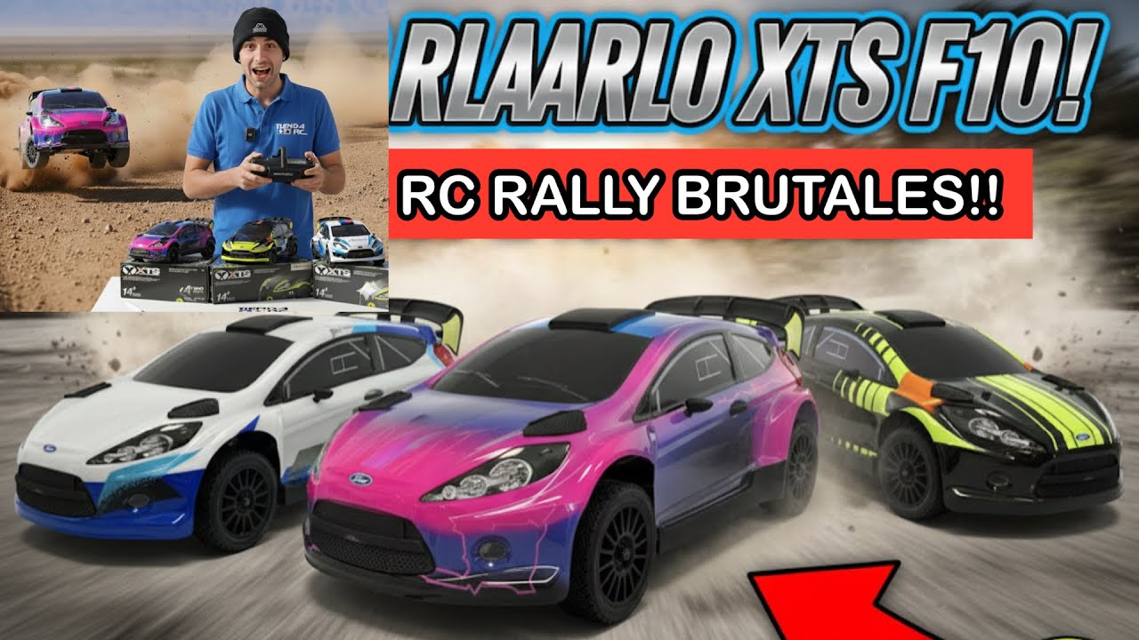 El RLAARLO XTS F10 RALLY 1/10 ES UNA BESTIA 🔥 | Review + Prueba