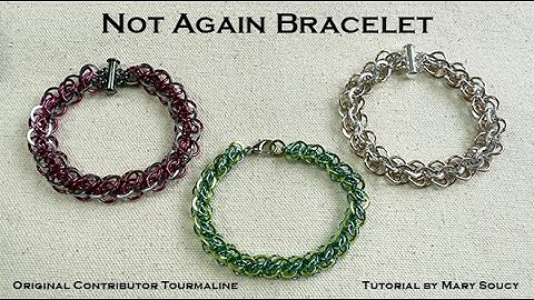 Not Again Bracelet - Chainmaille Weave Tutorial