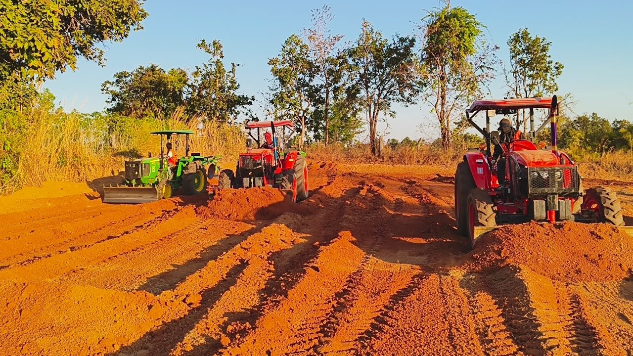 ทำไมจอห์นเดียร์ถึงดันดินไปนิ่มๆจัง3คัน2ค่าย