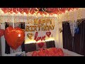 Surprise Romantic Room Decoration for Birthday, Anniversary