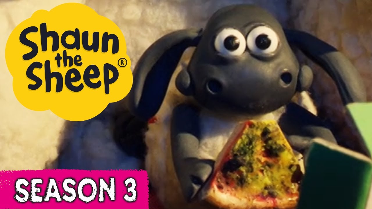 Shaun the Sheep 🐑 Season 3 Full Episodes (1-5) 🍕Pizza, Painting, Coconuts + MORE | Cartoons for Kids