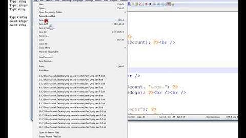 09  PHP Tutorial in Filipino Part 9   Type Juggling and Casting