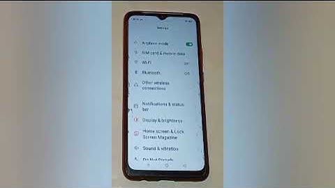How to enable aeroplane mode in realme c25y,on aeroplane mode setting