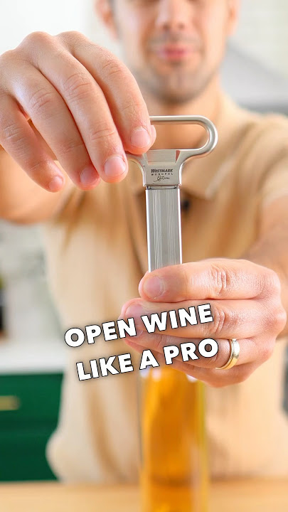 Ever tried using an Ah-So to open your wine? 🍷