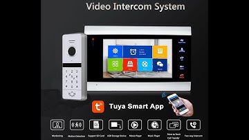Hướng dẫn sử dụng chuông cửa màn hình HPS 84706EM sử dụng app Tuya