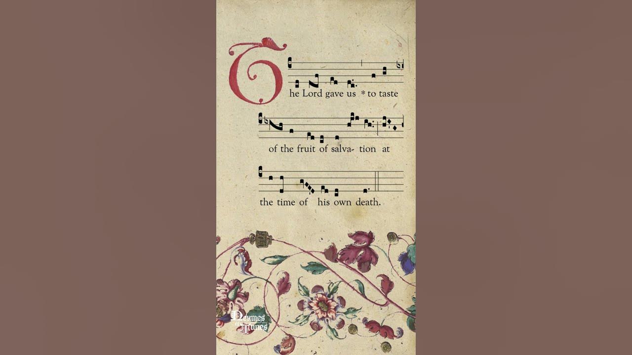 The Lord Gave Us To Taste #gregorianchants #catholic #acapella