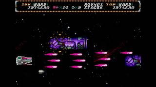 Gameplay snippet : Hellfire : Stage 6 : Mega drive
