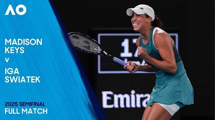Madison Keys v Iga Swiatek Full Match | Australian Open 2025 Semifinal