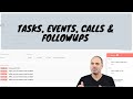 Increase Productivity and Become Highly Efficient (Task, Events, Calls and... Followups)