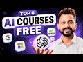 Top 6 Free AI Courses Every Student Must Learn in 2026 | AI Career Roadmap