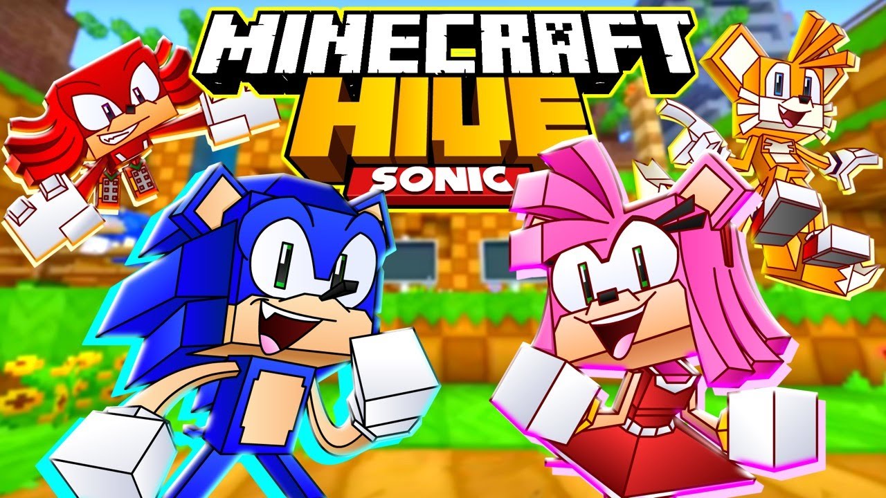 minecraft sonic and amy