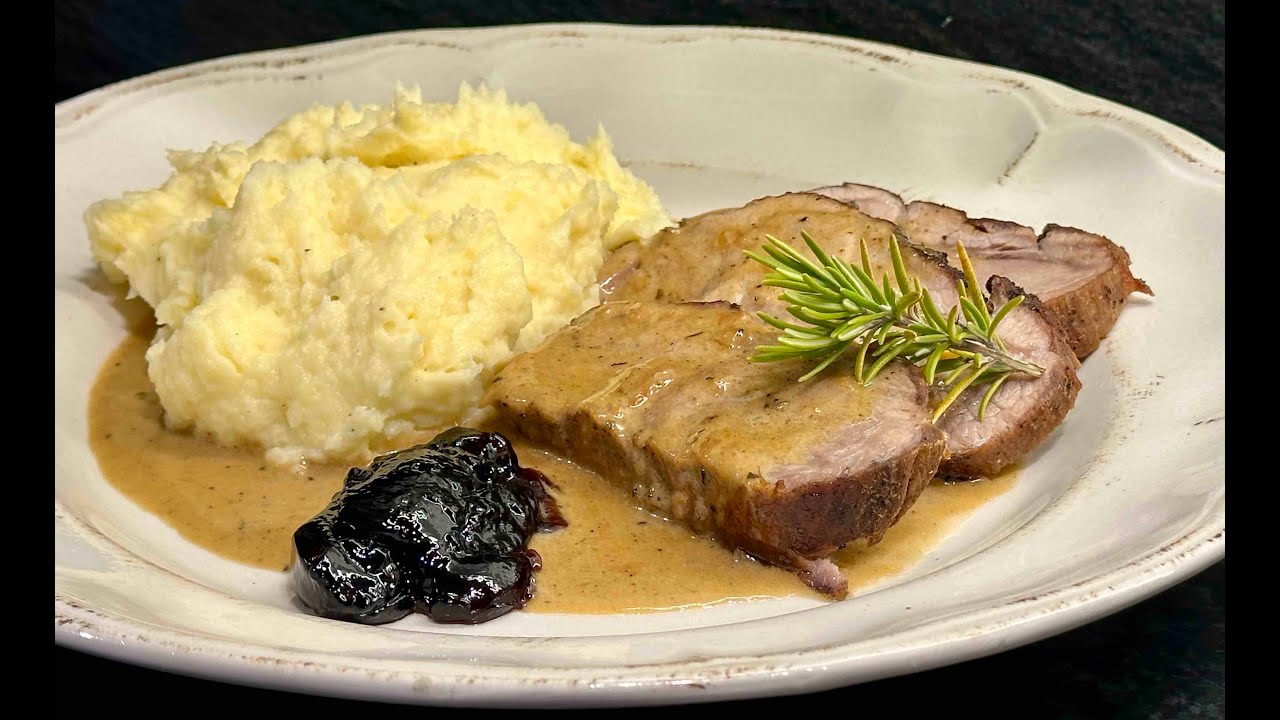 Fläskkarré i ugn