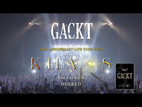 GACKT 20th ANNIVERSARY LIVE TOUR 2020 KHAOS Blu-ray＆DVD - YouTube