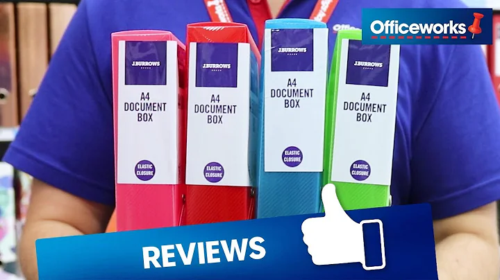 J. Burrows Document Box PP Elastic Closure Overview