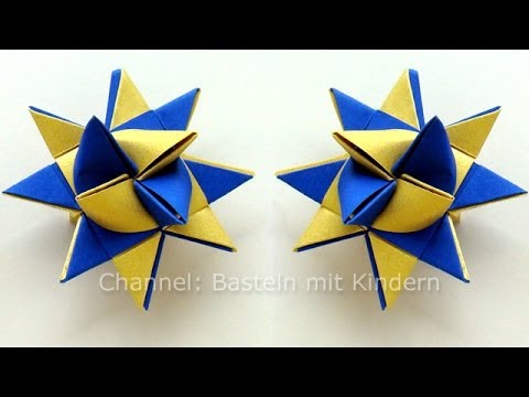 Sterne Basteln Fröbelstern Basteln Weihnachten Fröbelsterne Anleitung Origami