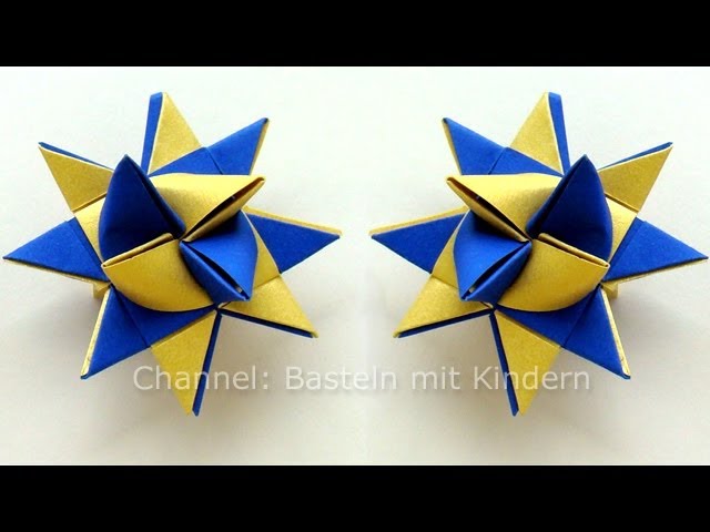 Sterne Basteln Fröbelstern Basteln Weihnachten Fröbelsterne Anleitung Origami