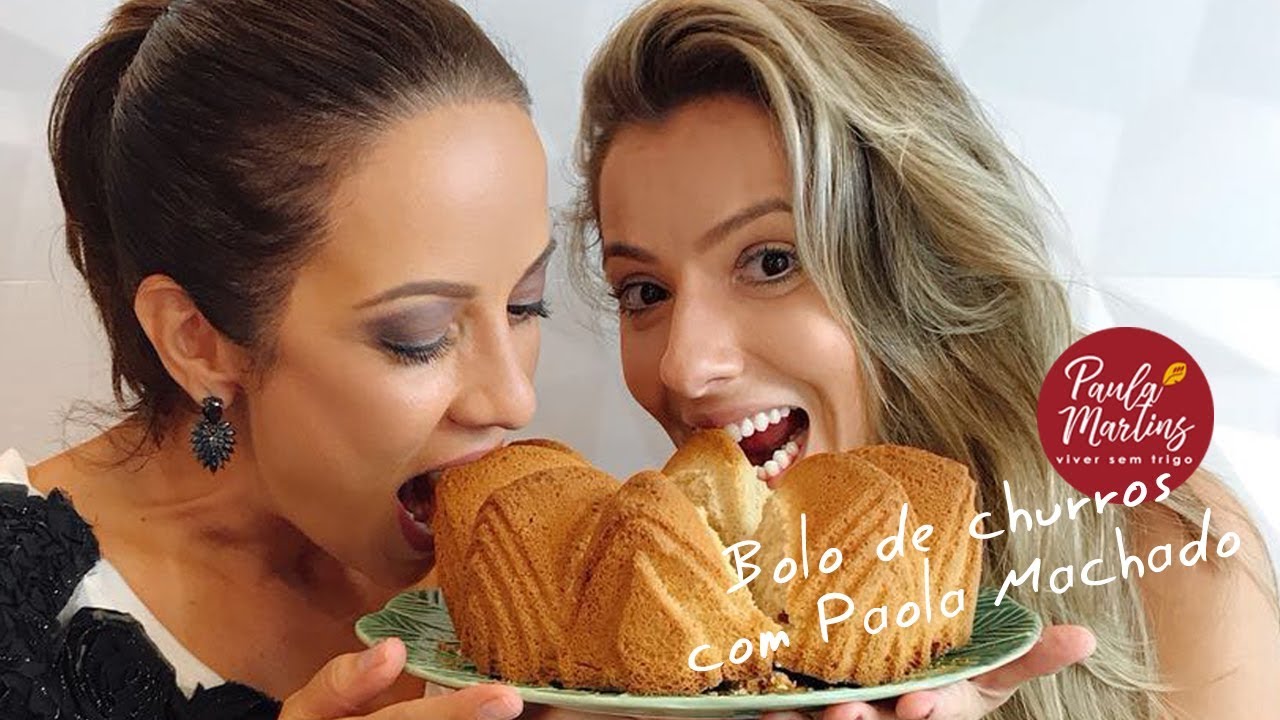Bolo de Churros com Paola Machado | Viver sem Trigo por Paula Martins