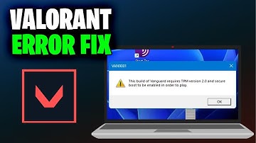 How To Fix TPM 2.0 Error on Valorant - Windows 10/11 (Full 2025 Guide)