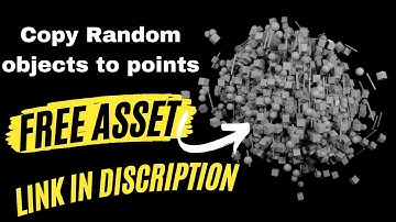 Copy Random objects to points Houdini Free Asset