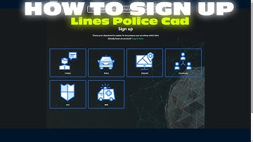 HOW TO SIGN UP ON LINES POLICE CAD (GTA ROLEPLAY)