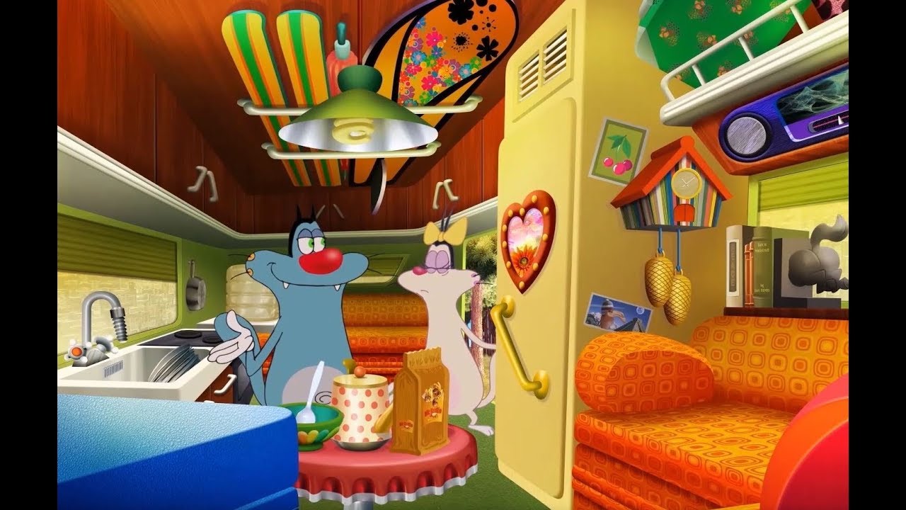 Oggy and the Cockroaches   CAMPING CAR 2020 NEW compilation  Full Episodes in HD