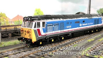 Model Trains 151 - Playing with Heljan O gauge sound fitted class 50. Part way through weathering
