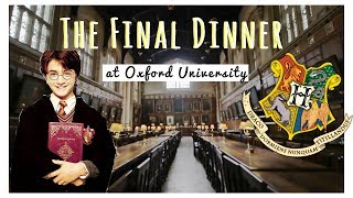 High Table Dinner at Hogwarts (Oxford) Study Abroad [Travel Vlog]