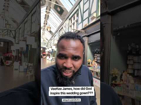 VeeKee James - God Inspired Priscy Ojo wedding gown design for