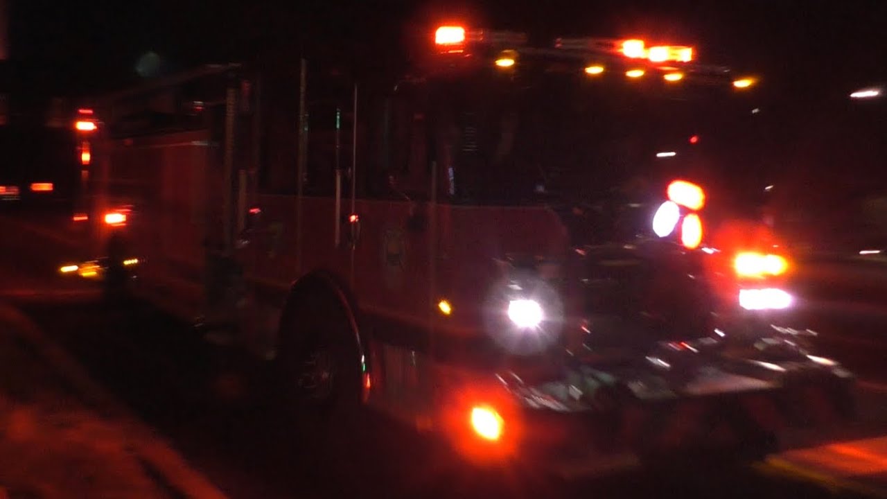 Birdsboro-Union Fire Department Brand New Rescue 7 Responding W/ Train Horns X2