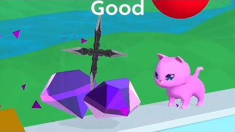 Dont slice The Cats, Level 411,420 Very Satisfying And Relaxing ASMR slicing Game