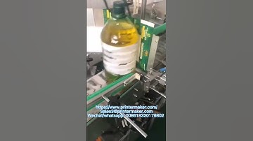 Full automatic labeling machine for large round barrel