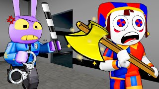 ROBLOX Brookhaven RP  FUNNY MOMENTS (ROBBER) Poor Pomni And Challenge Richness