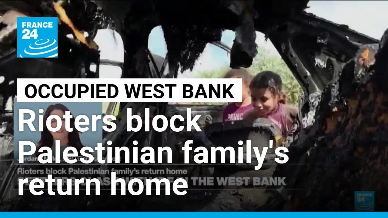 Over 100 settlers attack Occupied West Bank village, clash with Israeli forces • FRANCE 24 English