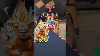 Goku Vs Big Fighters Fight 😱 #shorts #tiktok #anime