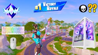 SteelSeries Apex Pro TKL ASMR 😴 Unreal Ranked 🏆 Satisfying Keyboard Fortnite 360 FPS 4K