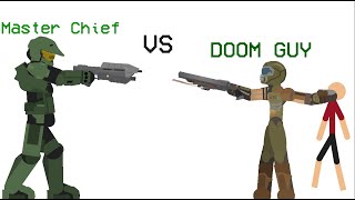 DOOM GUY VS Master Chief